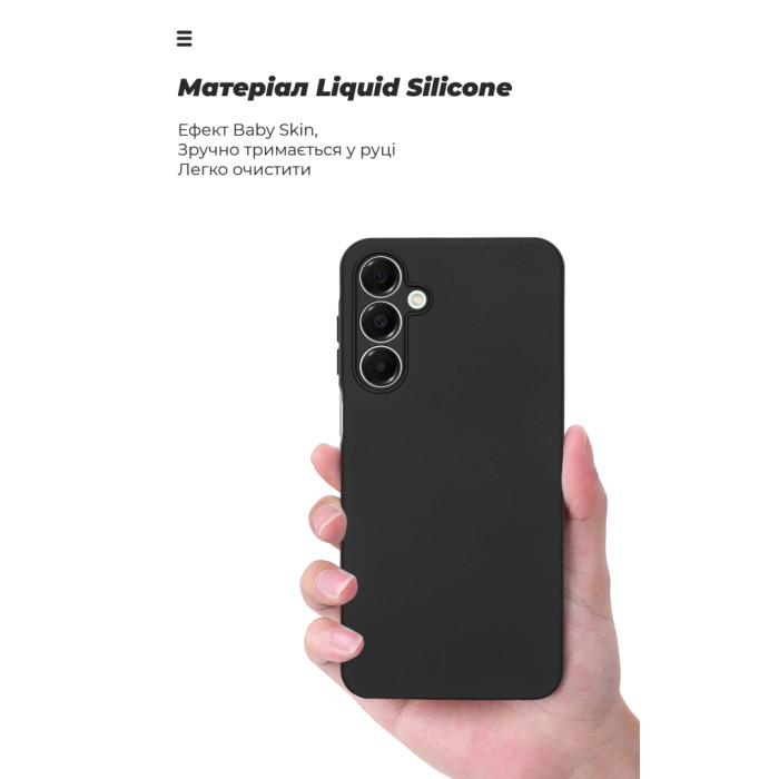 Чохол до мобільного телефона Armorstandart ICON Samsung A16 4G (A165) Camera cover Black (ARM80130)