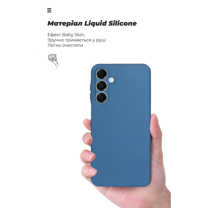 Чохол до мобільного телефона Armorstandart ICON Samsung A16 4G (A165) Camera cover Blue (ARM80131)