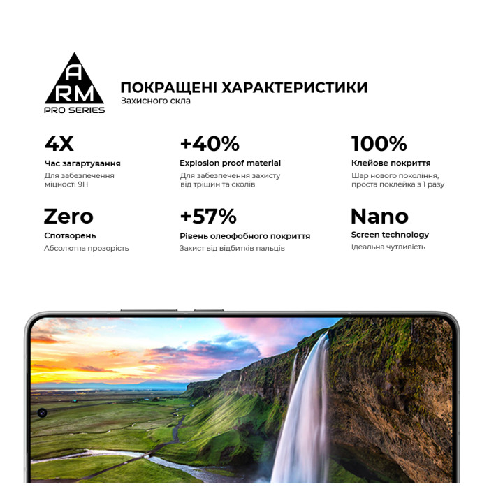 Скло захисне Armorstandart ArmorStandart Pro Xiaomi Poco F7 Pro Black (ARM80413)
