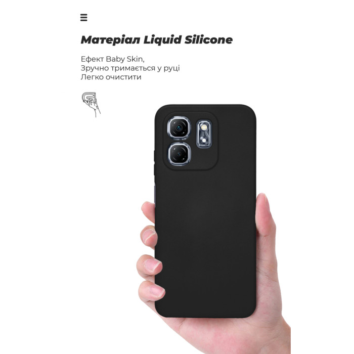 Чохол до мобільного телефона Armorstandart ICON Infinix Hot 50i / Smart 9 Camera cover Black (ARM80980)
