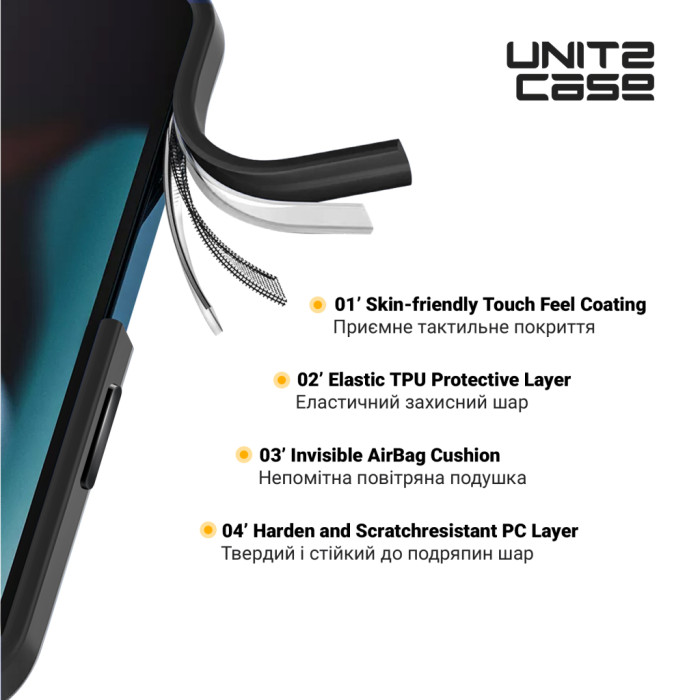 Чохол до мобільного телефона Armorstandart UNIT2 Samsung S25 Plus Black (ARM81840)