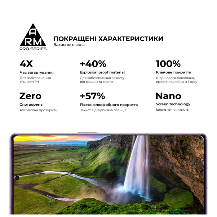 Скло захисне Armorstandart Pro Xiaomi Redmi Note 14S 4G Black (ARM82035)