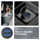 Зарядний пристрій Armorstandart 2xUSB QC3.0 Grey + cable Lightning (ARM82458)