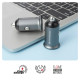 Зарядний пристрій Armorstandart USB Type-C PD20W + USB QC 3.0 Grey + cable Lightning (ARM82460)