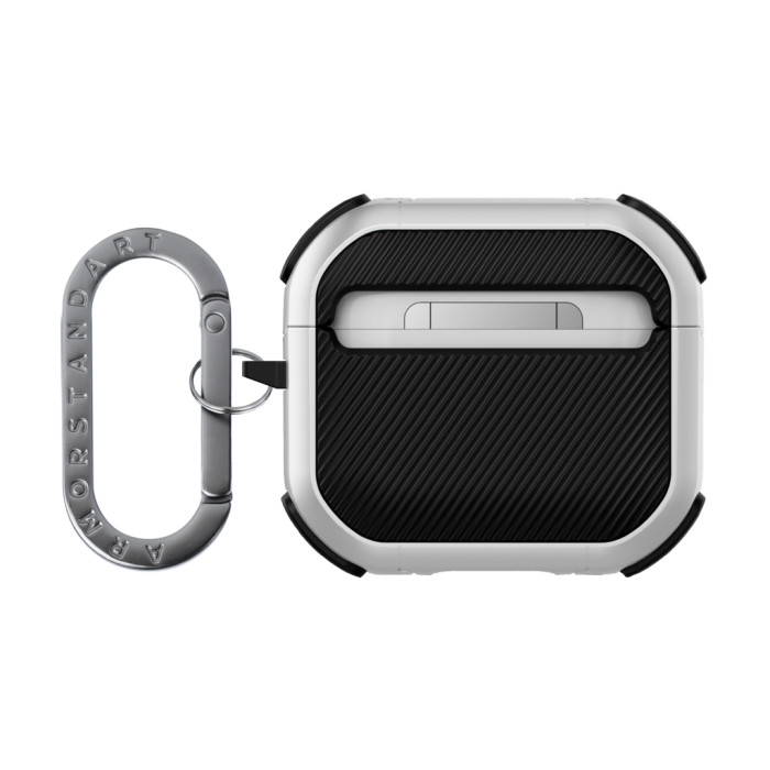 Чохол для навушників Armorstandart Panzer для Apple Airpods 4 White (ARM82553)