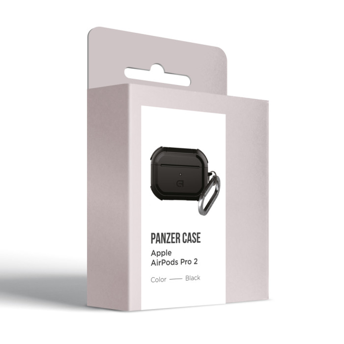 Чохол для навушників Armorstandart Panzer For Apple Airpods Pro 2 Black (ARM82750)