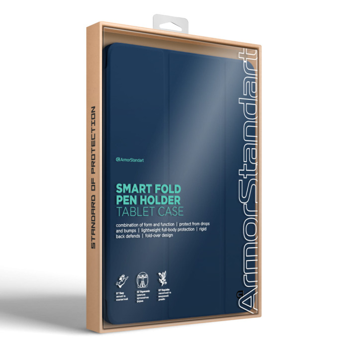 Чохол до планшета Armorstandart Smart Fold Pen iPad mini 2024 / mini 6 Dark Blue (ARM82827)