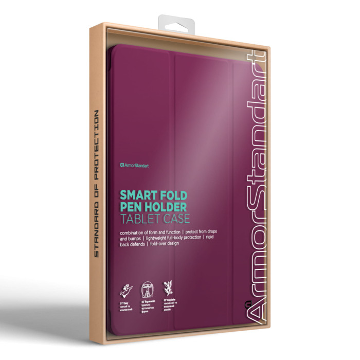 Чохол до планшета Armorstandart Smart Fold Pen iPad mini 2024 / mini 6 Plum (ARM82832)