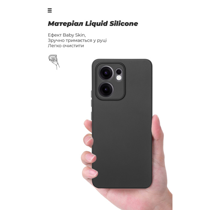 Чохол до мобільного телефона Armorstandart ICON OPPO Reno13 F 4G / Reno13 F 5G / Reno13 FS 5G Camera cover Black (ARM82930)
