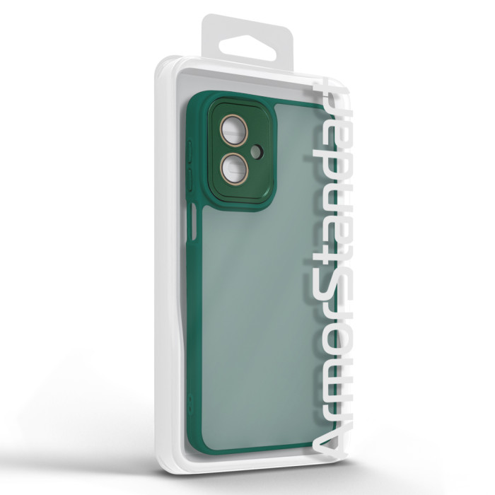 Чохол до мобільного телефона Armorstandart ShadeX Motorola G55 5G Dark Green (ARM83387)
