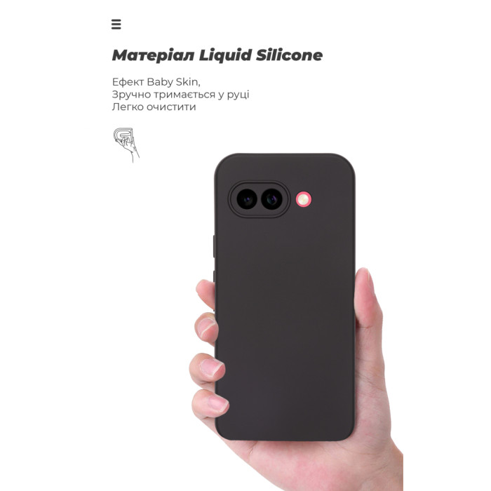 Чохол до мобільного телефона Armorstandart ICON Google Pixel 9a Camera cover Black (ARM83646)