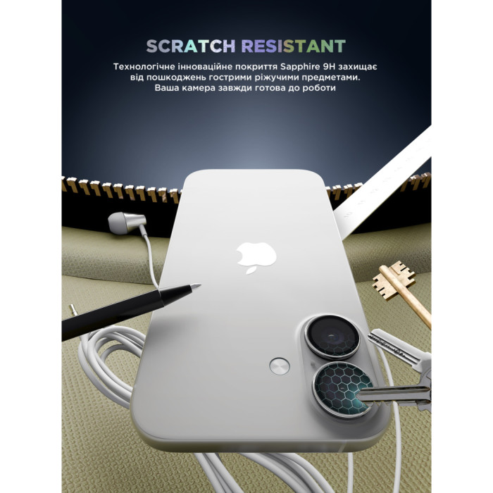 Скло захисне Armorstandart for Camera Supreme BI iPhone 16e Clear (ARM84427)