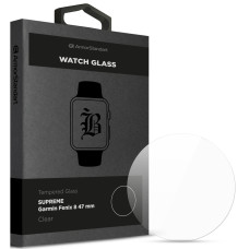 Скло захисне Armorstandart Supreme Black Icon Garmin Fenix 8 47 mm Clear (ARM84721)