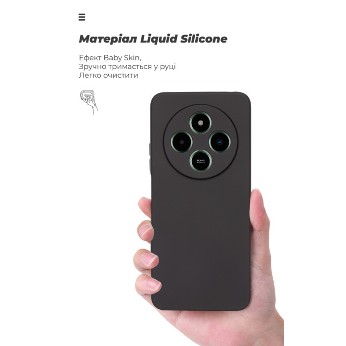 Чохол до мобільного телефона Armorstandart ICON Xiaomi Poco M7 5G Camera cover Black (ARM85161)