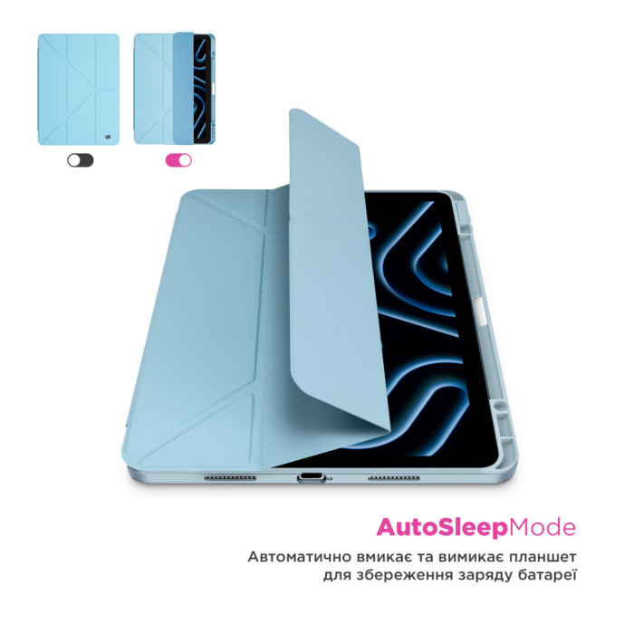 Чохол до планшета Armorstandart Y-Type PEN Samsung Galaxy Tab A9+ Blue (ARM85501)