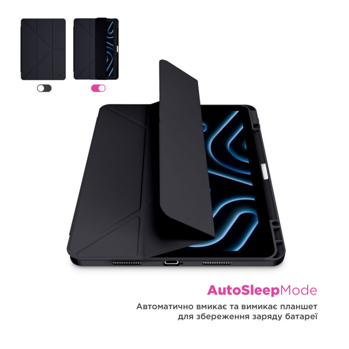 Чохол до планшета Armorstandart Y-Type PEN Samsung Galaxy Tab S9+ / S9 FE+ / S10+ Black (ARM85524)
