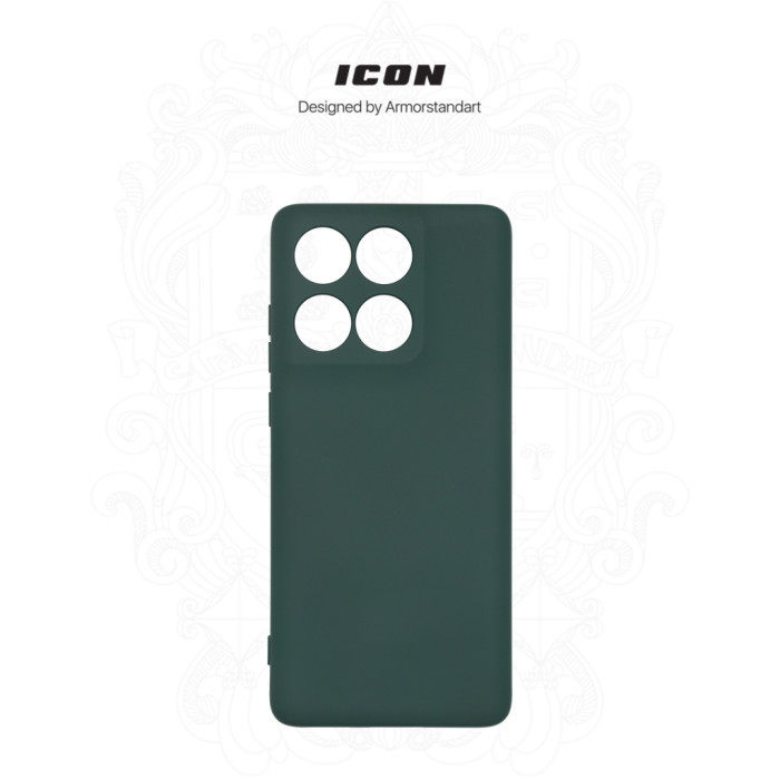 Чохол до мобільного телефона Armorstandart ICON Motorola Edge 60 Fusion 5G Dark Green (ARM85594)