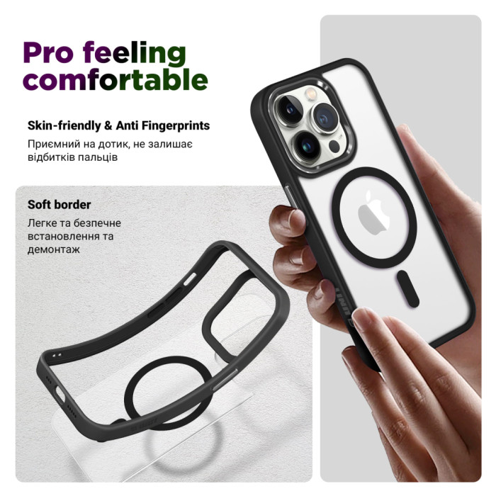 Чохол до мобільного телефона Armorstandart Unit MagCase Apple iPhone 17 Pro Black (ARM86289)