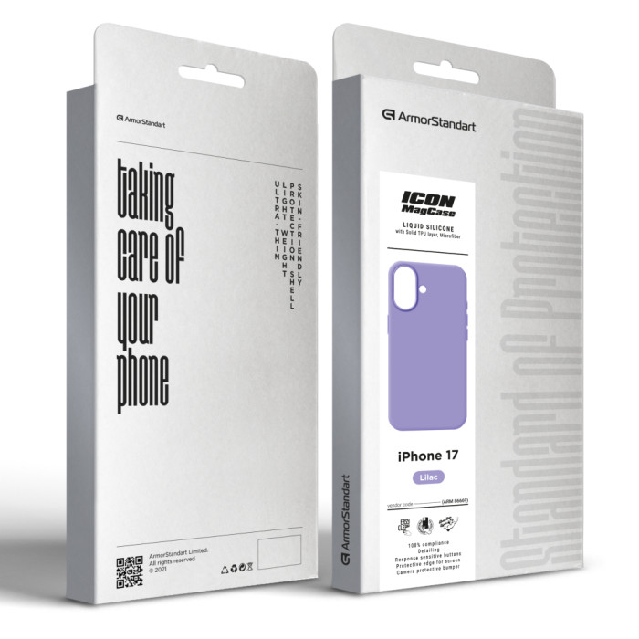 Чохол до мобільного телефона Armorstandart ICON2 MagCase Apple iPhone 17 Lilac (ARM86669)