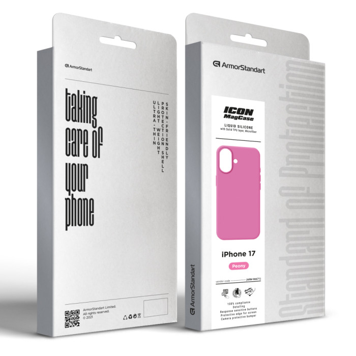 Чохол до мобільного телефона Armorstandart ICON2 MagCase Apple iPhone 17 Peony (ARM86671)