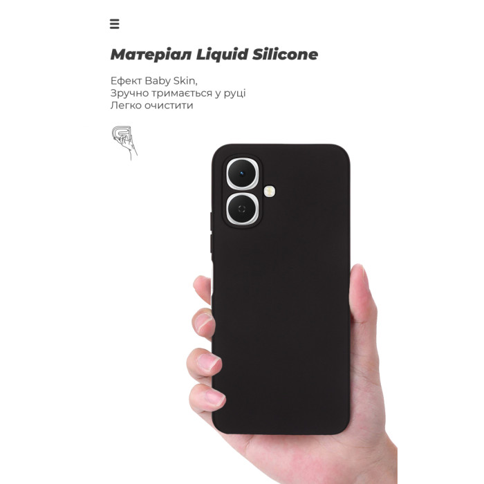 Чохол до мобільного телефона Armorstandart ICON Tecno Spark Go 2 4G Camera cover Black (ARM87153)