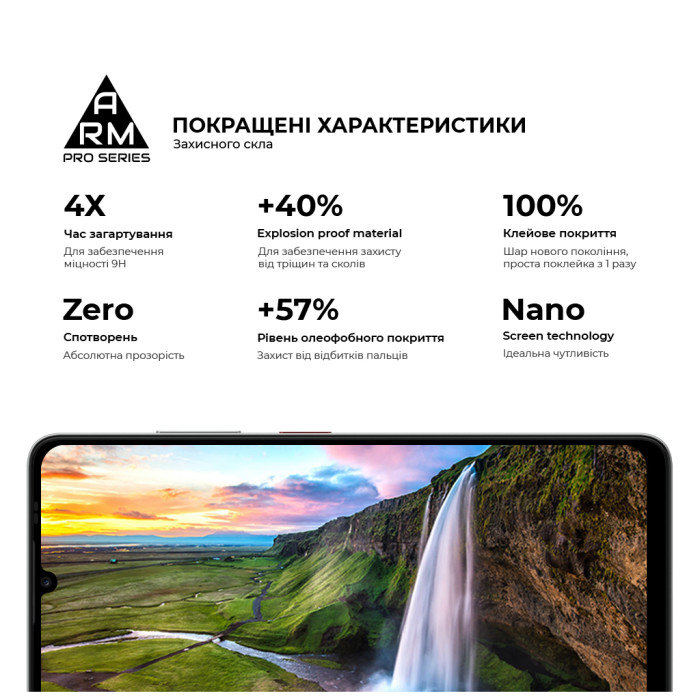 Скло захисне Armorstandart Pro ZTE Blade A76 4G (ARM87520)