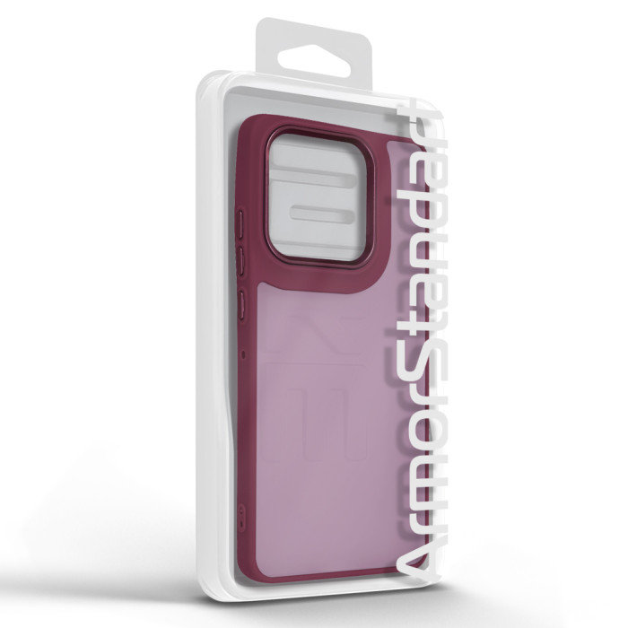 Чохол до мобільного телефона Armorstandart Frame Motorola G86 5G Wine Red (ARM87564)