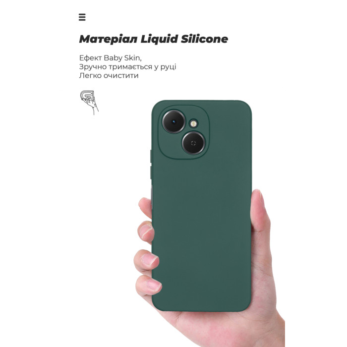 Чохол до мобільного телефона Armorstandart ICON Tecno Spark 40C 4G Camera cover Dark Green (ARM87941)