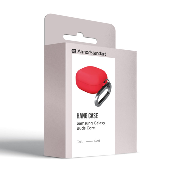 Чохол для навушників Armorstandart Hang Case For Samsung Galaxy Buds Core Red (ARM88044)