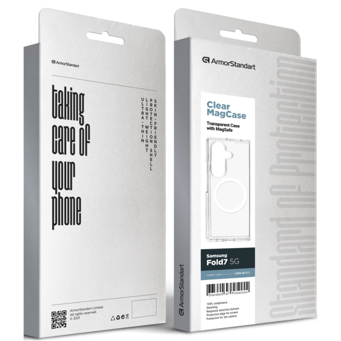 Чохол до мобільного телефона Armorstandart Clear MagCase Samsung Fold7 5G Transparent (ARM88137)