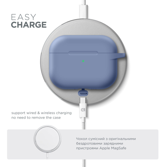 Чохол для навушників Armorstandart Hang Case For Apple AirPods Pro 3 Lavender (ARM88274)