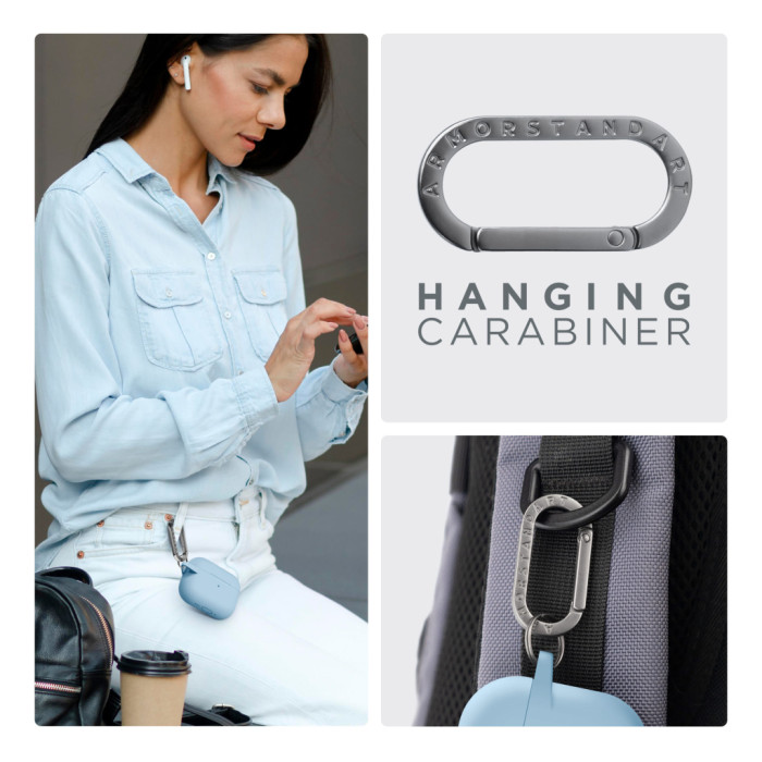 Чохол для навушників Armorstandart Hang Case For Apple AirPods Pro 3 Light Blue (ARM88313)