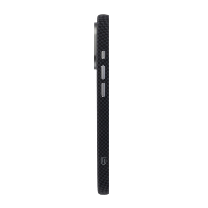 Чохол до мобільного телефона Armorstandart LikeCarbon2 MagCase Apple iPhone 17 Kevlar Black (ARM88379)