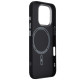 Чохол до мобільного телефона Armorstandart LikeCarbon2 MagCase Apple iPhone 16 Pro Kevlar Black (ARM88381)