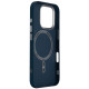 Чохол до мобільного телефона Armorstandart LikeCarbon2 MagCase Apple iPhone 16 Pro Kevlar Dark Blue (ARM88594)