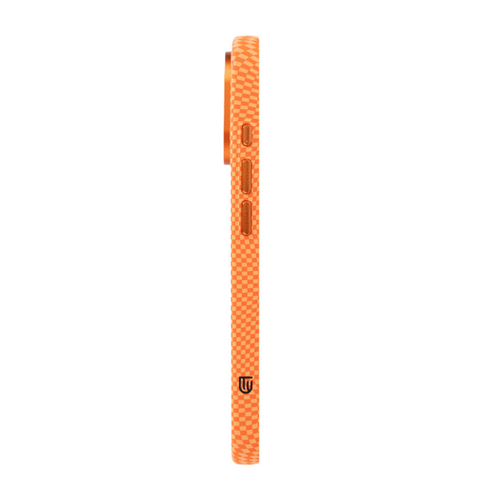 Чохол до мобільного телефона Armorstandart LikeCarbon2 MagCase Apple iPhone 16 Pro Kevlar Orange (ARM88596)
