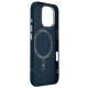 Чохол до мобільного телефона Armorstandart LikeCarbon2 MagCase Apple iPhone 17 Kevlar Dark Blue (ARM88613)