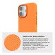 Чохол до мобільного телефона Armorstandart LikeCarbon2 MagCase Apple iPhone 17 Kevlar Orange (ARM88614)