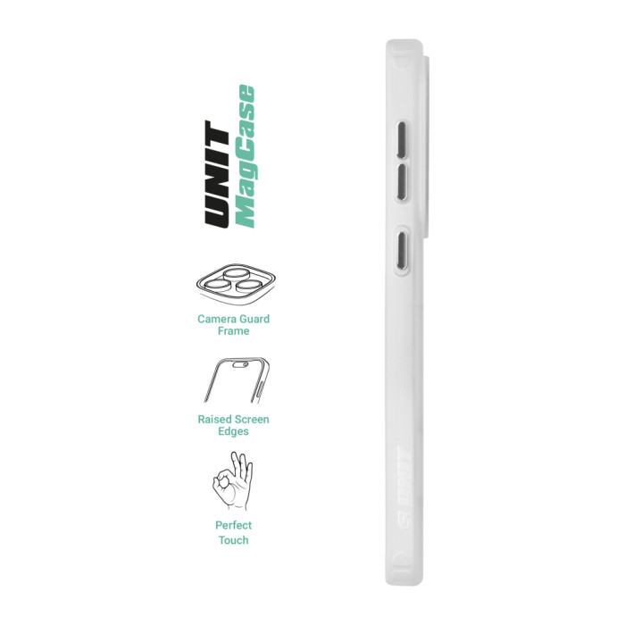 Чохол до мобільного телефона Armorstandart Unit MagCase Samsung S26 5G Clear Silver (ARM88802)