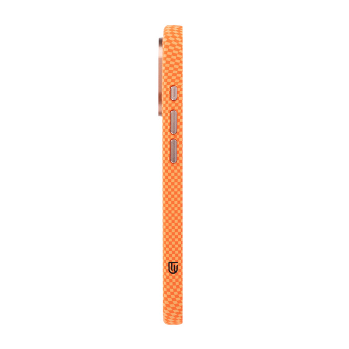 Чохол до мобільного телефона Armorstandart LikeCarbon2 SE MagCase Apple iPhone 17 Kevlar Orange Rose Gold (ARM89167)