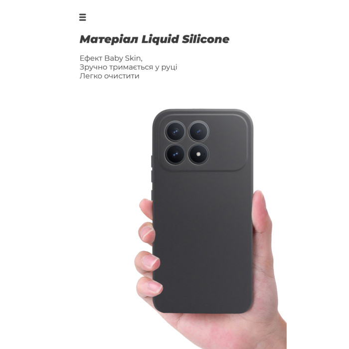 Чохол до мобільного телефона Armorstandart ICON Xiaomi Poco F8 Pro Camera cover Black (ARM89271)