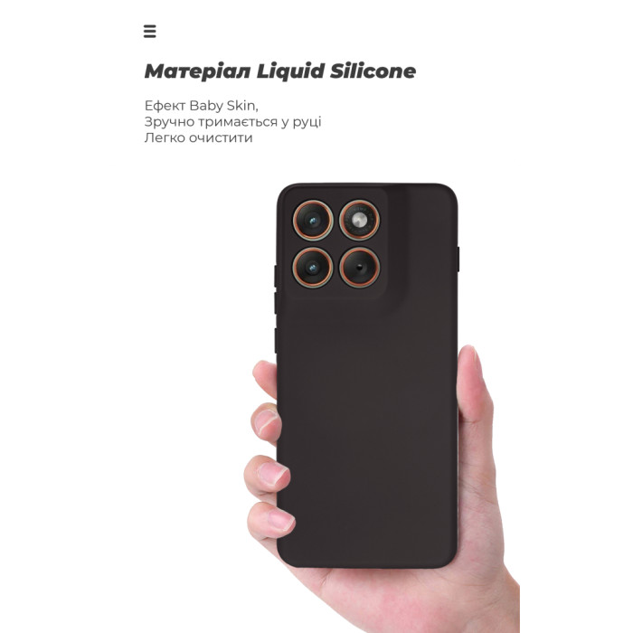 Чохол до мобільного телефона Armorstandart ICON Motorola Edge 70 5G Camera cover Black (ARM89703)