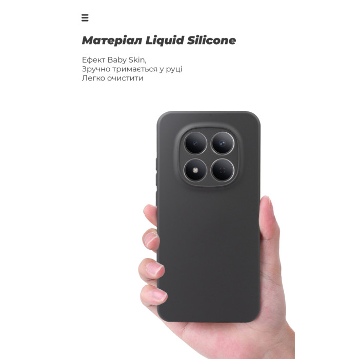 Чохол до мобільного телефона Armorstandart ICON Xiaomi Redmi Note 15 Pro 5G Camera cover Black (ARM89707)