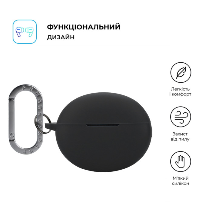 Чохол для навушників Armorstandart Hang Case для Oppo Enco X3s Black (ARM90063)