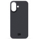 Чохол до мобільного телефона Armorstandart BlackIcon Aramid Twill MagCase Apple iPhone 17 Black (ARM90148)