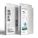 Чохол до мобільного телефона Armorstandart Unit MagCase Apple iPhone 17 Clear Silver + Orange Button Set (ARM90581)