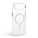 Чохол до мобільного телефона Armorstandart Unit MagCase Apple iPhone 17 Air Clear Silver + Pink Button Set (ARM90584)