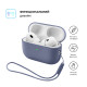 Чохол для навушників Armorstandart Silicone Case with straps For Apple AirPods Pro 3 Dark Purple (ARM91280)