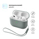 Чохол для навушників Armorstandart Silicone Case with straps For Apple AirPods Pro 3 Grey (ARM91281)