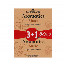 Тверде мило Aromatics Білий мускус 4 x 100 г (5201109002666)